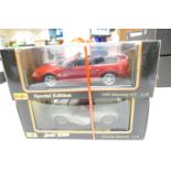 Boxed Maisto 1:18th Scale Model Cars: 1999 Mustang GT & Porsche Boxter(2)