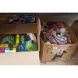 A quantity of tissues, hand sanitizers, lady products etc . 2 boxes