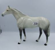 Beswick Large Grey Racehorse 1564