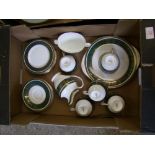 Royal Doulton Tea ware items in the Vanborough pattern to include Cake Plate, 6 side plates, 6