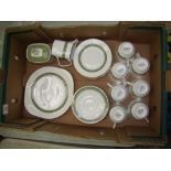 Royal Doulton Tea ware items in the Rondelay pattern to include Cake Plate, 5 side plates, 5