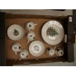 Cuthbertson Original Christmas Tree Pattern Tea ware to include - 6 Salad plates, 6 cups and 6