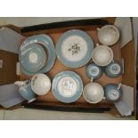 Royal Doulton Tea ware items in the Rose Elegans pattern to include Cake Plate, 6 side plates, 6