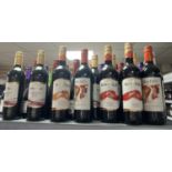 24 bottles of red wine to include Echo falls, J P Chenet