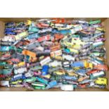 A large collection of Matchbox, Corgi, Husky & Lonestar branded vintage toy cars, Husky Ford Transit