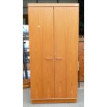 Mid Century Teak 2 Door Wardrobe