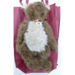 Charlie Bear Large Quality Teddy Bear Zak, height 53cm, with tag & presentation bag