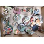 A collection of Pottery & Resin Bice & Birds