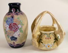 Amphora Pottery Art Nouveau Vase, Austrian c.1920s & Similar Ornate Art Nouveau Vase.