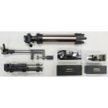 A collection of Photographic Tripods & Clamps including Velbon, Cullman ,Opticron & similar