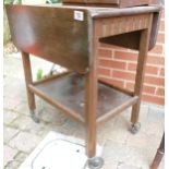 Oak Hostess Trolley Table