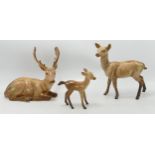 Beswick Stag family group (3):