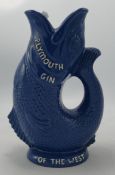 Dartmouth Branded Plymouth Gin Advertising Gluggle jug, height 24cm