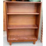 Mahogany Open Bookcase