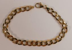 9ct gold Italian bracelet, 5.2g.