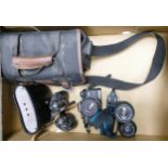 A mixed collection of items to include Minolta X-700 SLR 35mm Camera & lens, Peonar 8 x 30
