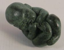 Small Bronze Figure of Human Baby, length 7cm