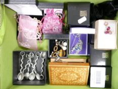 A collection of ladies costume jewellery including silver, watches, Biba jewellery etc