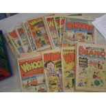 A collection of vintage comics to include Whoopie and Beano