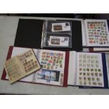A collection of loose World stamps, small album containing Penny Reds and other Victorian/