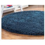 A brand new 'Unique Loom' branded rug: 245cm x 245cm Infinity Shag Round Rug.