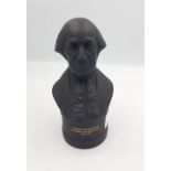 Wedgwood black George Washington bust.