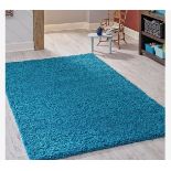 A brand new 'Unique Loom' branded rug: 275cm x 365cm Solid Shag Rug
