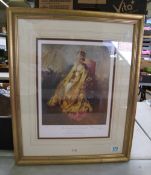 Terence Cuneo limited edition print of Queen Elizabeth II