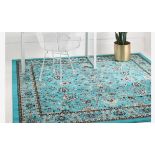 A brand new 'Unique Loom' branded rug: 245cm x 245cm Kashan Design Square Rug.