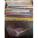 A mixed collection of Vinyl LP records including Elvis, The Doors, Dr hook etc (1 tray)