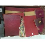 A collection of hardback books, Book of Knowledge vols 1-8, Shakespeare leather bound books etc (1