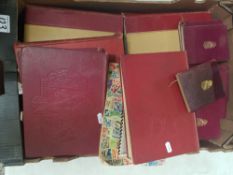 A collection of hardback books, Book of Knowledge vols 1-8, Shakespeare leather bound books etc (1