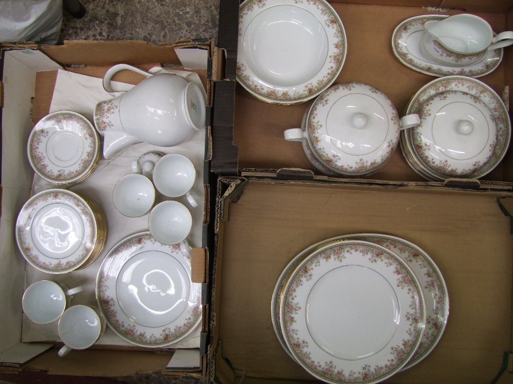 Noritake Morning Jewel tea and dinner ware: coffee pot, sandwich plate, 5 cups, 5 saucers, 10side