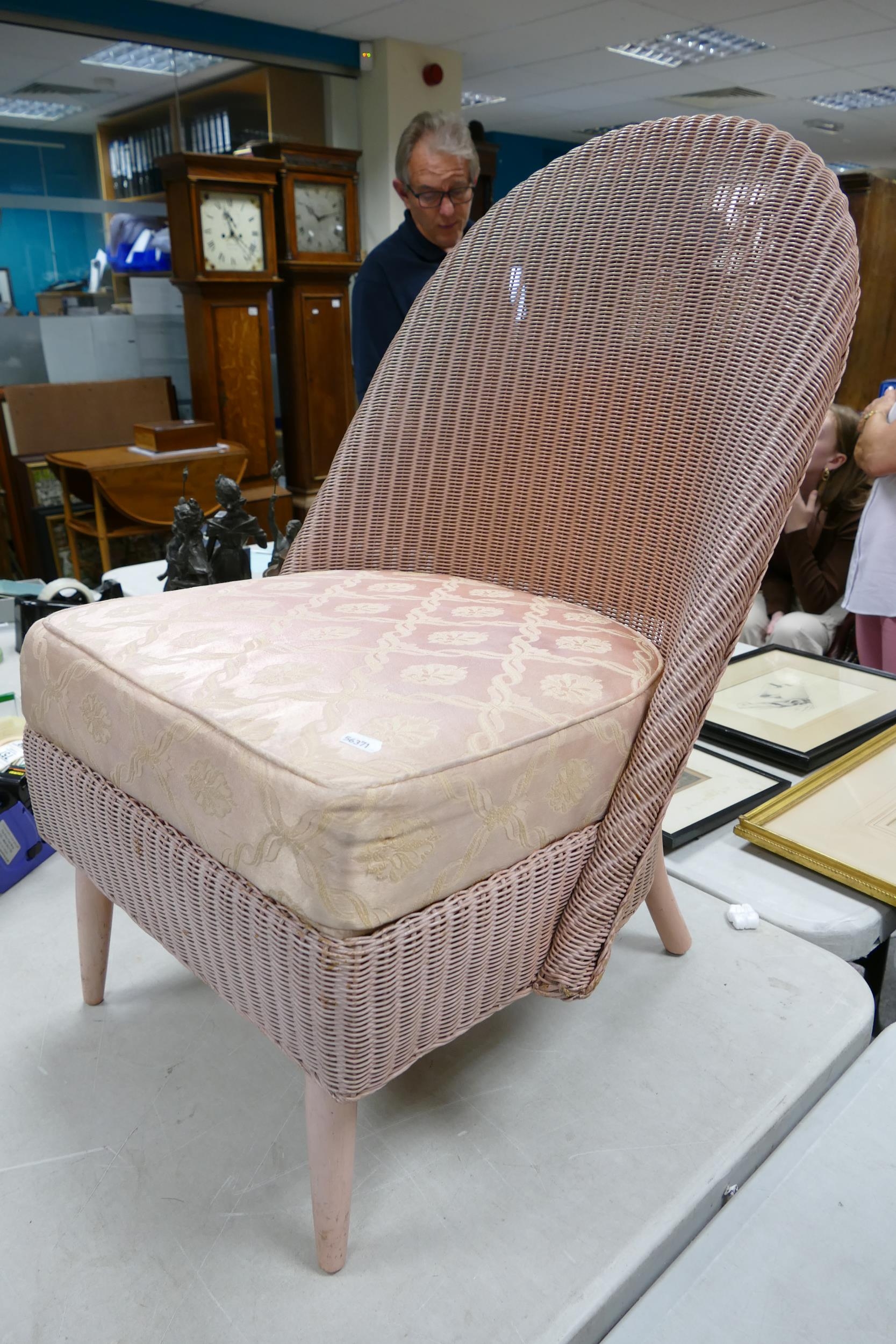 Lloyd Loom Type Nursing Chair