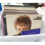 A mixed collection of Vinyl LP records including Elvis, Elaine Paige, Glen Miller, Frank Sinatra,