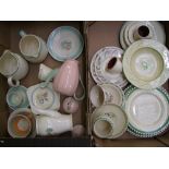 A collection of Susie Cooper to include Grays sun buff side and dinner plates, Endon 1574 cup &