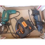 Metabo Corded Drill, challenge jigsaw & detail sander