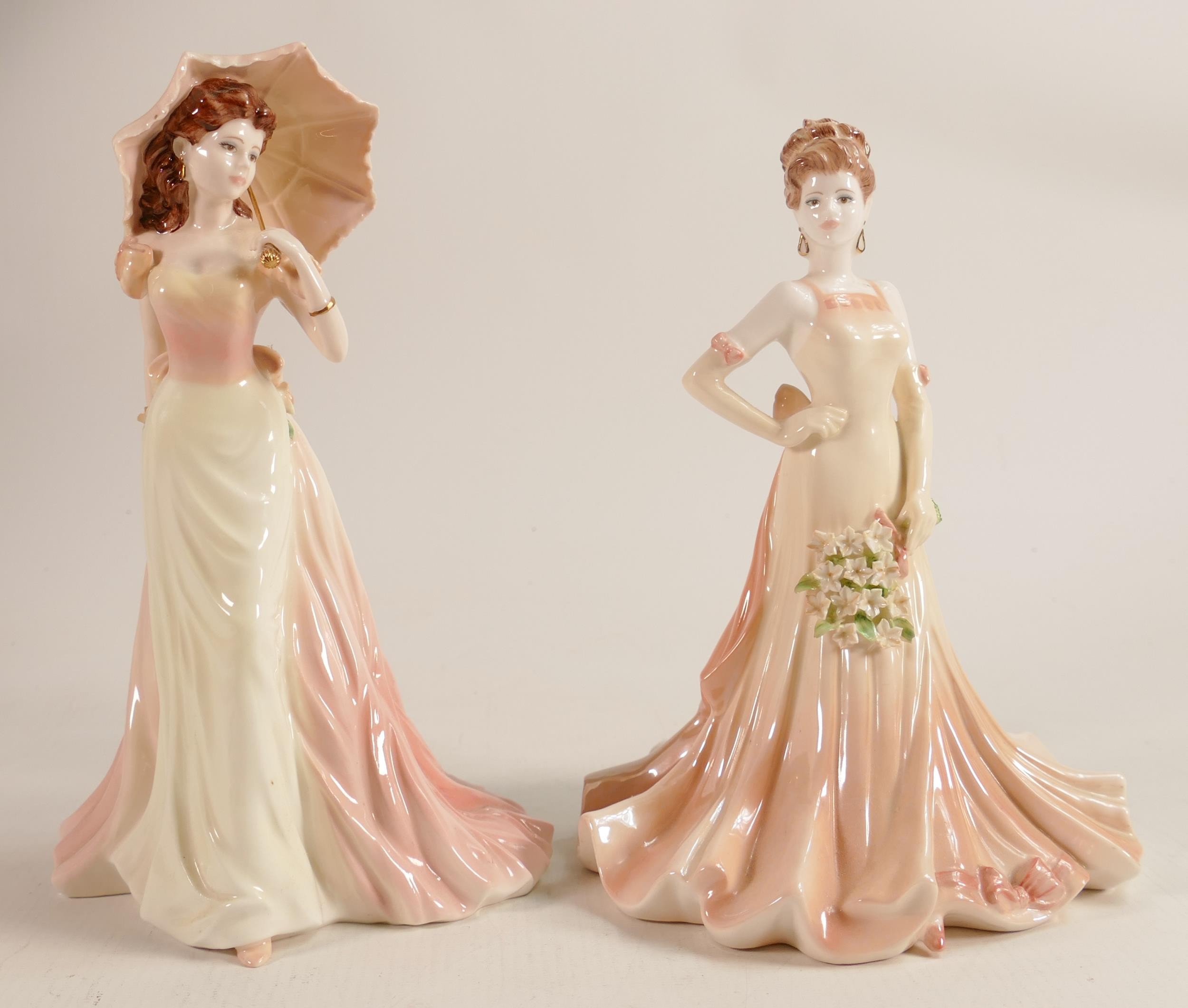 Coalport Limited Edition figure Loveliest Jasmine & Vicky(2)