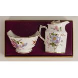 Royal Crown Derby Boxed Derby Posies Cream & Jug set: