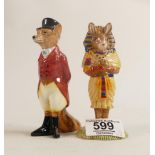 Royal Doulton Huntsman fox figure and Bunnykins Tutankhamun DB296. (2)