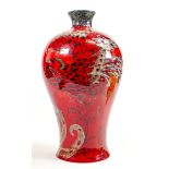 Royal Doulton Burslem Artwares large Flambe Bird of Paradise vase: Limited edition no.130 of 150