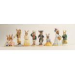 Royal Doulton Boxed Bunnykins figures to include Boy Skater, Anniversary Bunny, Be Prepared,