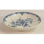 Small Blue & White Worcester Bowl, diameter 12cm