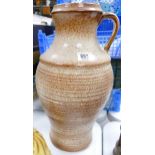 Large Glazed Mid Century Flagon, height 44cm