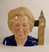 Noble ceramics The Iron Lady character jug modelled by Ray Noble. Limited edition 31/1500. Height