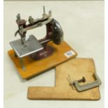 Vintage Hand Crack Childs Sewing Machine