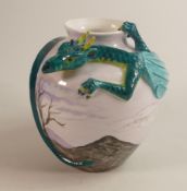 Brian Wood Hand Painted Vase 200 Dragon Exclusive to Collect it Magazine, limited edition, height