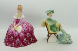 Royal Doulton Lady Figures Ascot Hn2356 & Victoria Hn2471(2)