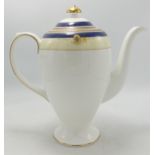 Royal Doulton Archives Challinor patterned Coffee Pot, height 25cm