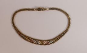 9ct gold bracelet, weight 8.5g